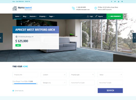 HomeSweet – Real Estate WordPress Theme