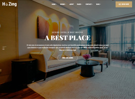 Hozing Hotel Booking WordPress Theme