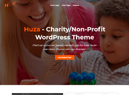 Huza – Charity Responsive WordPress Theme
