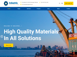 Industris – Factory & Business WordPress Theme