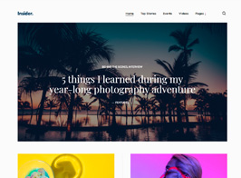 Insider – Contemporary Magazine and Blogging Theme
