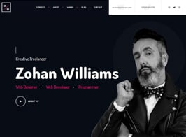 Intrinsic – Creative Personal portfolio WordPress Themes