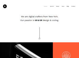 Kapena – minimal portfolio WordPress Theme