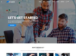 Kiamo – Responsive Business Service WordPress Theme
