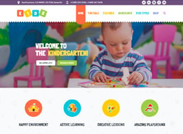 Kids – Day Care & Kindergarten WordPress Theme for Children