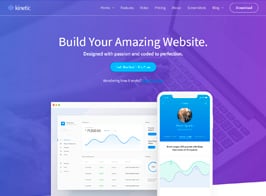 Kinetic – Desktop, Mobile & Product App WordPress Theme
