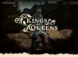 Kings & Queens | Historical War Medieval Reenactment WordPress Theme