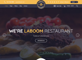 La Boom – Food & Restaurant Bistro WordPress Theme