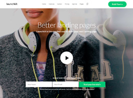Launchkit Landing Page & Marketing WordPress Theme