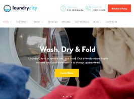 Laundry City | Dry Cleaning Services WordPress Theme
