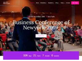Lifevent – Event Conference WordPress Theme