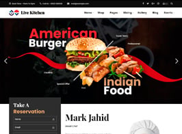 Livekitchen | Restaurant Cafe WordPress Theme
