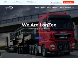 Logzee | Logistics, Transportation, Cargo WordPress Theme
