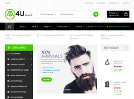 M4U – Multi Store Responsive WordPress Theme