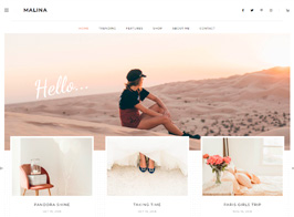 Malina – Personal WordPress Blog Theme