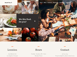 Mantelit – Food Delivery & Restaurant WordPress Theme
