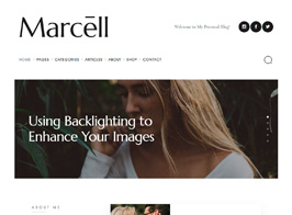 Marcell | Personal Blog & Magazine WordPress Theme