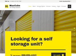 MaxCube | Moving & Self Storage Relocation Business WordPress Theme