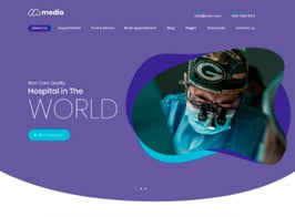Medio – Medical Organization WordPress Theme