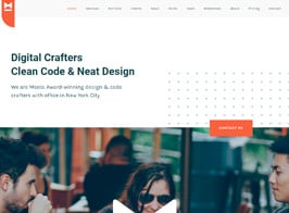 Meelo – Corporate One Page WordPress Theme