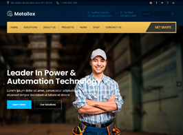 Metallex – Industrial And Engineering WordPress Theme