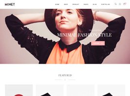 Minet – Minimalist eCommerce WordPress Theme