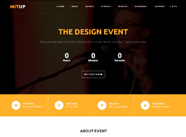 MitUp – Event & Conference WordPress Theme