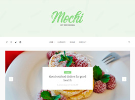 Mochi – A Clean Personal WordPress Blog Theme