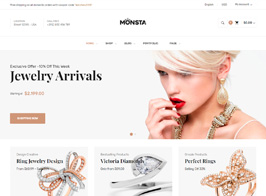 Monsta – Jewelry Theme for WooCommerce WordPress