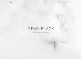 Montenegro minimal Photography WordPress Theme