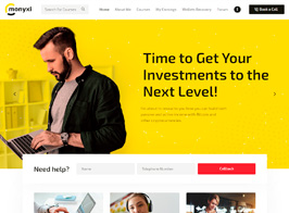 Monyxi | ICO Cryptocurrency Trading Business Coach WordPress Theme