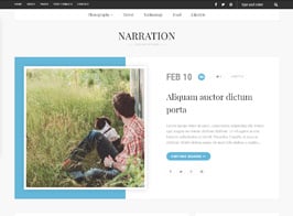 Narration – A Responsive WordPress Blog Theme
