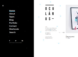 Ocularus – Minimal Photography WordPress Theme
