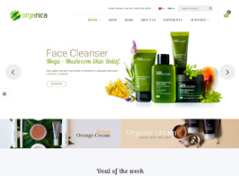 Organica – Organic, Beauty, Natural Cosmetics, Food, Farn and Eco WordPress Theme