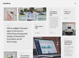 Pasadena – Contemporary portfolio WordPress Theme for Creatives