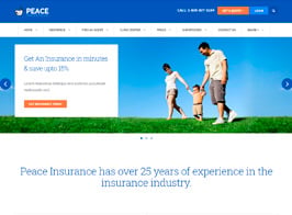Peace – Insurance Agency WordPress Theme
