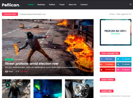 Peflican – A Newspaper and Magazine WordPress Theme
