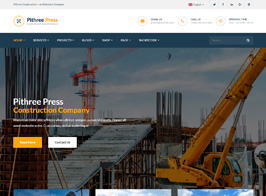 Pithree – Construction & Building WordPress Theme