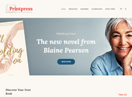 Printpress – Book Publishing WordPress Theme