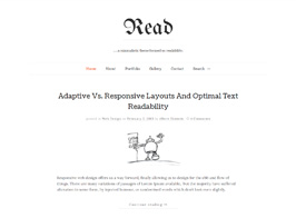 Read WP – Minimalist WordPress Blog Theme