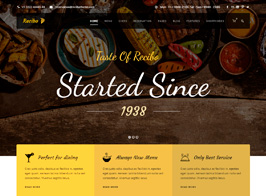 Recibo – Restaurant WordPress