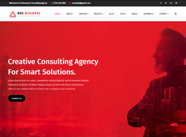 RedBiz – Finance & Consulting Multi-Purpose WordPress Theme