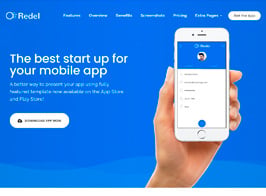 Redel – Responsive App Landing WordPress Theme