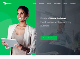 Revirta | Personal Virtual Assistant & Secretary WordPress Theme
