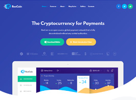 RexCoin | A Multi-Purpose Cryptocurrency & Coin ICO WordPress Theme