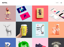 Riffel – A Bold & Rich portfolio Theme