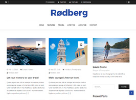 Rodberg – Travel Blog WordPress Theme