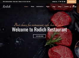 Rodich – A Restaurant WordPress Theme