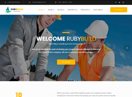 RubyBuild – Building & Construction WordPress Theme