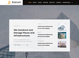 Saaram – Architect & Building Theme